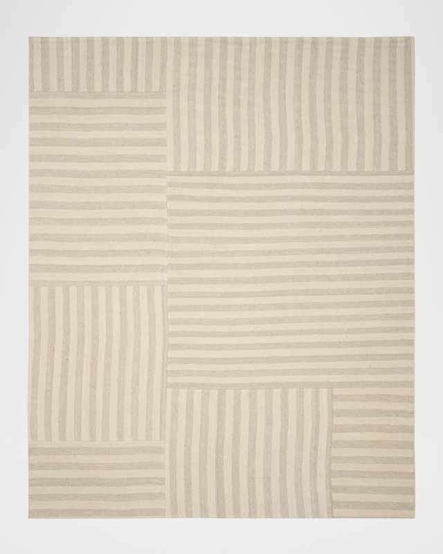 Celeste Stripe Hand-Woven Rug, 10' x 14'